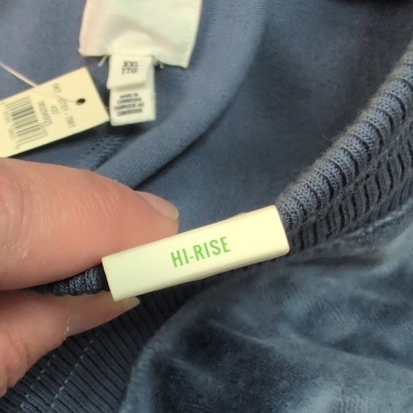 Aerie Blue Velour Pants - Picture 4 of 5